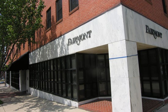Fairmont Apartments second entrance into apartment building